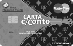 Carta prepagata Banca Popolare Di Vicenza Carta c/Conto
